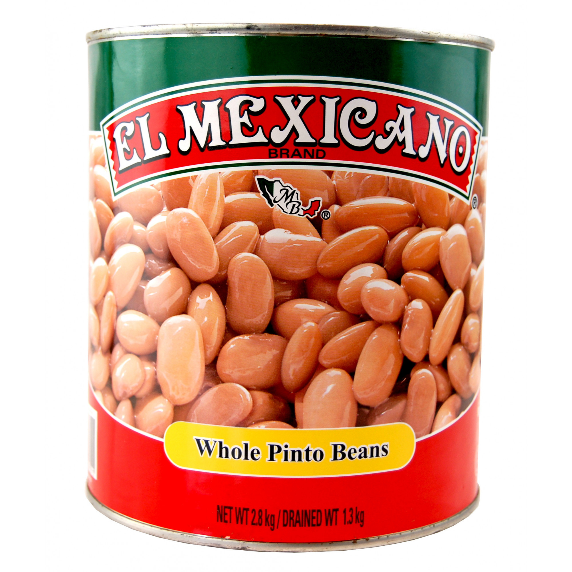 Mexgrocer Europe El Mexicano Pinto Beans Whole 2.8kg Authentic